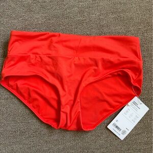 Athleta Essential Swim Boyshort Poppy Red Size S
